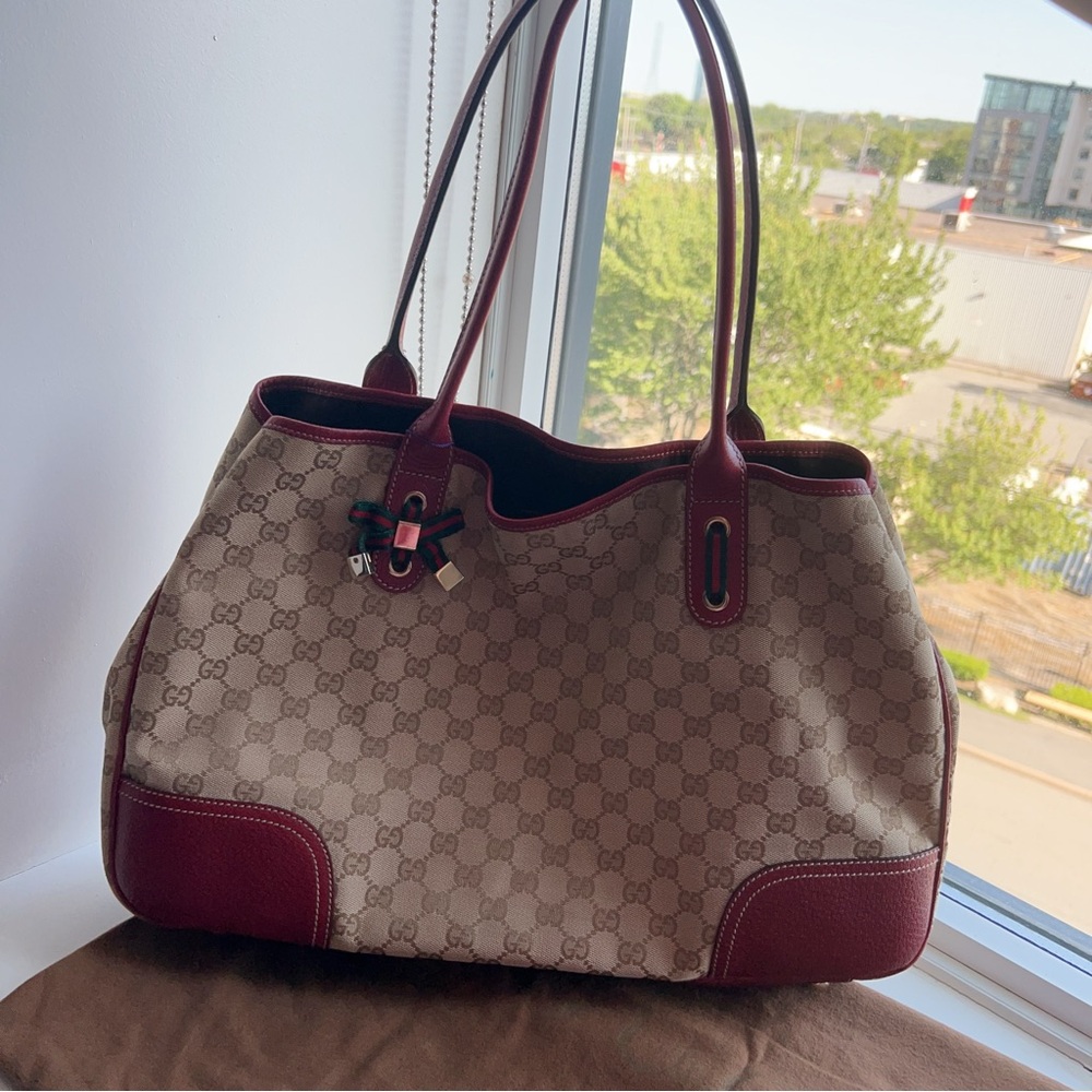 Authentic Gucci GG Monogram Tote Bag